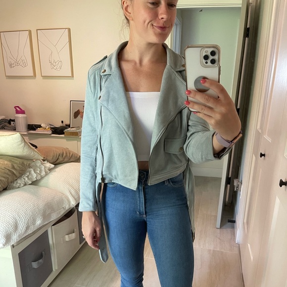 Suede Cropped Jacket - Picture 9 of 9